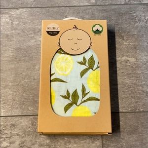 BNWT Milkbarn Lemon Swaddle